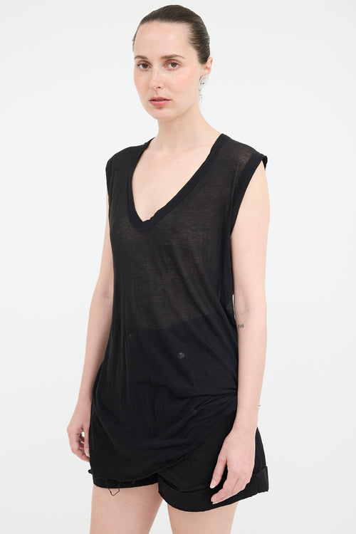 Rick Owens Knit Sheer Top