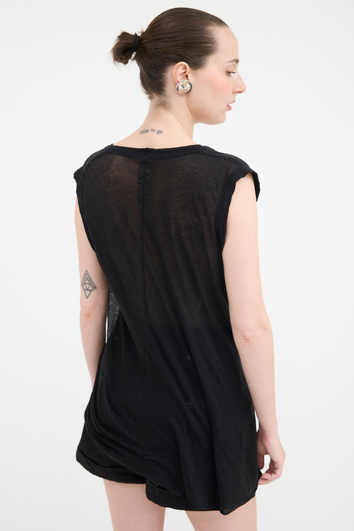Rick Owens Knit Sheer Top