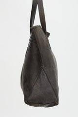 Rick Owens Leather Large Tote Bag