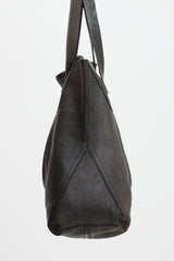 Rick Owens Leather Large Tote Bag