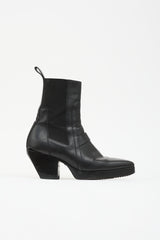 Rick Owens Leather Sliver Chelsea Boot