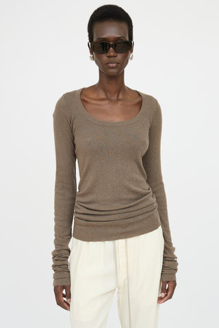 Rick Owens Lilies Scrunch Top