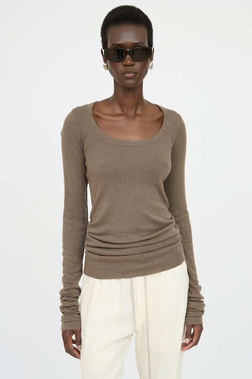 Rick Owens Lilies Scrunch Top