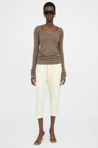 Rick Owens Lilies Scrunch Top