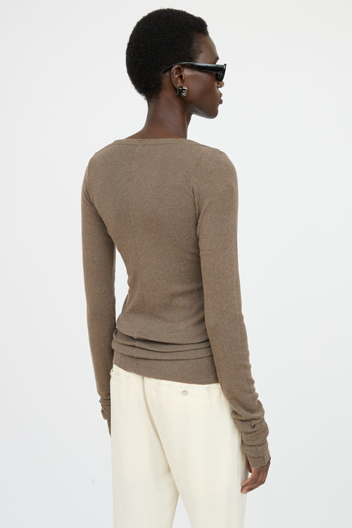 Rick Owens Lilies Scrunch Top