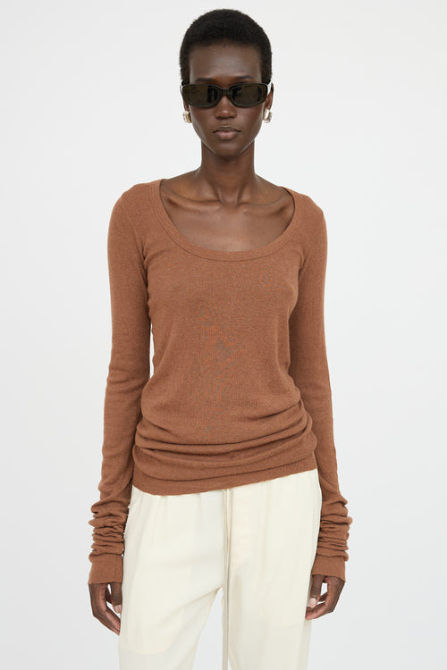 Rick Owens Lilies Scrunch Top