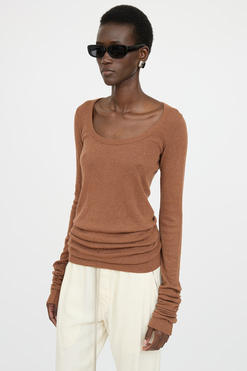 Rick Owens Lilies Scrunch Top
