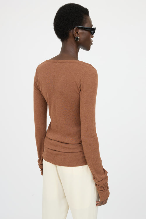 Rick Owens Lilies Scrunch Top