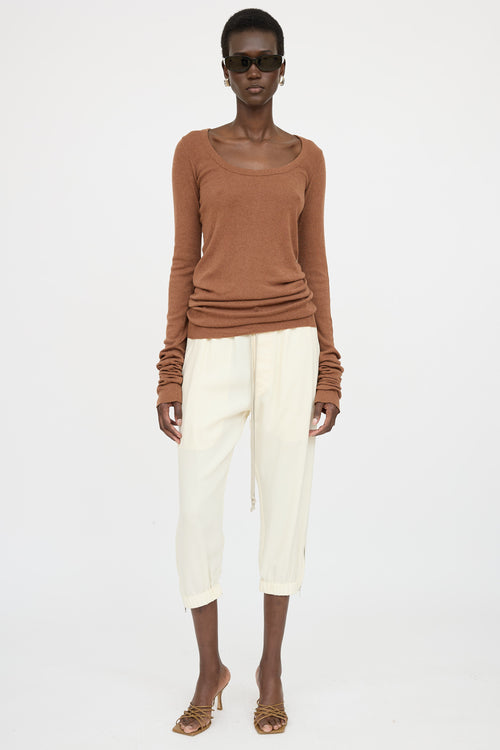 Rick Owens Lilies Scrunch Top
