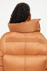 Rick Owens Rust Funnel Neck Jacket