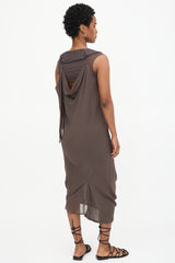 Rick Owens SS 2008 Mesh Cowl Dress