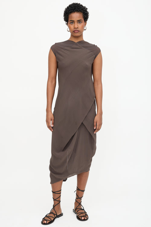 Rick Owens SS 2008 Mesh Cowl Dress