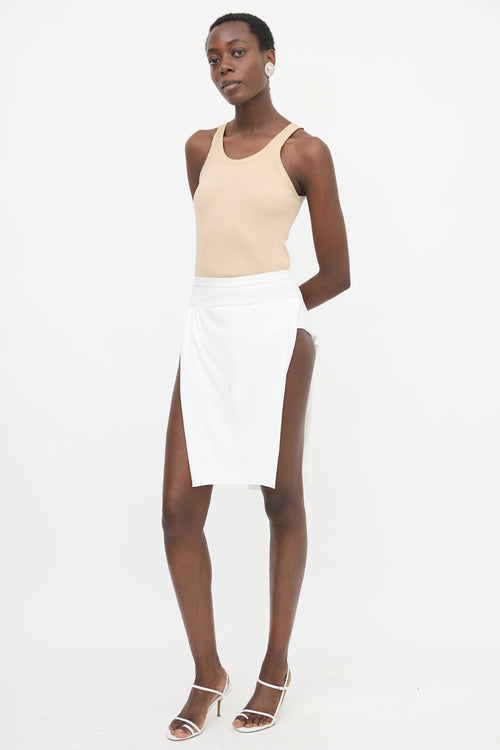 Rick Owens SS 2018 Jersey Loincloth Skirt