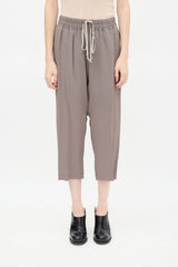 Rick Owens Taupe Drop Seat Pant