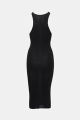 Rick Owens Wool Rib Knit Tank Dress