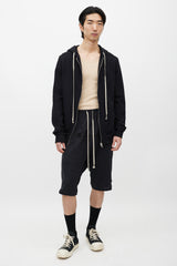 Rick Owens // X Champion Black Hoodie Zip Up Sweater – VSP Consignment