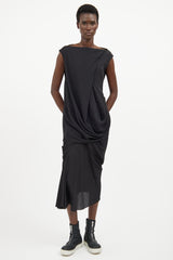 Rick Owens Black Tecuatl Tie Top