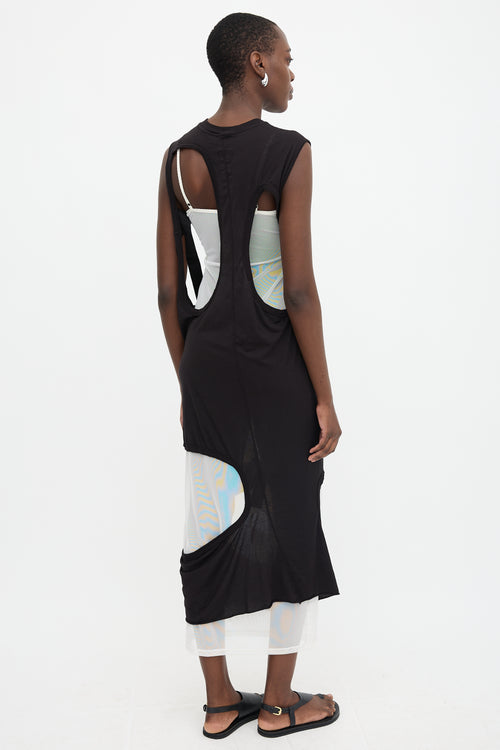 Rick Owens DRKSHDW Jersey Cutout Dress
