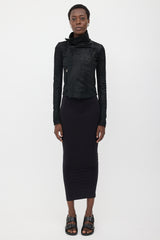Rick Owens Distressed Leather Naska Jacket