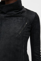 Rick Owens Distressed Leather Naska Jacket