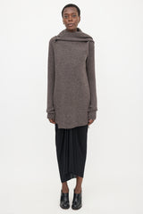 Rick Owens FW 2013 Wool Hooded Cardigan