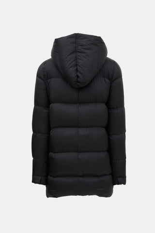 Rick Owens FW 2017 Leather Pocket Puffer Jacket