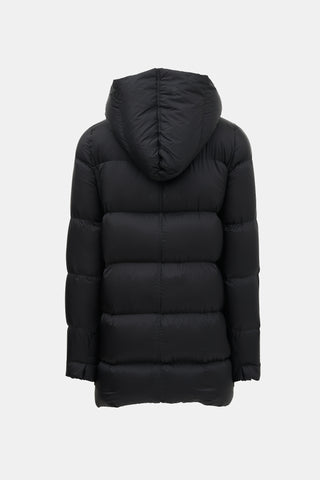 Rick Owens FW 2017 Leather Pocket Puffer Jacket