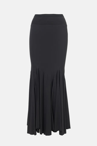 Rick Owens FW 2022 Godet Maxi Skirt