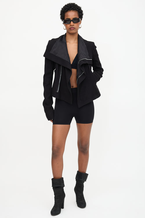 Rick Owens FW 2023 Wool High Neck Jacket