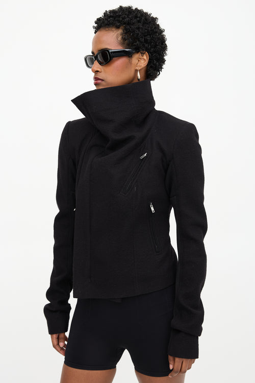 Rick Owens FW 2023 Wool High Neck Jacket