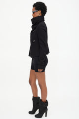 Rick Owens FW 2023 Wool High Neck Jacket