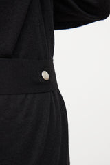 Rick Owens SS 2021 Black Long Open Cardigan