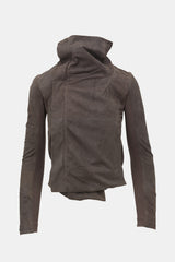 Rick Owens Leather Funnel Jacket