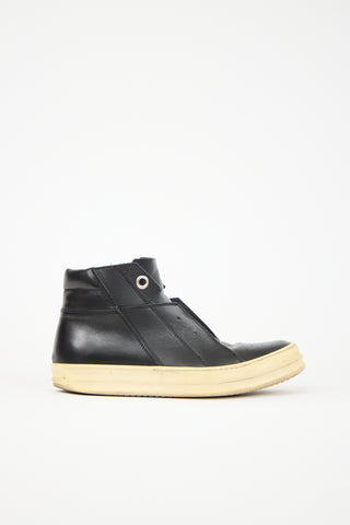 Rick Owens Leather Island Dunk Sneaker