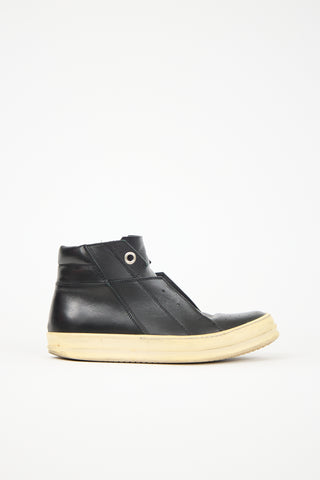 Rick Owens Leather Island Dunk Sneaker