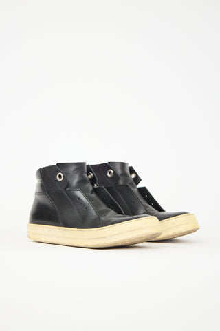 Rick Owens Leather Island Dunk Sneaker