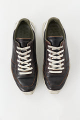 Rick Owens Leather Vintage Runner Sneaker