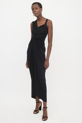 Rick Owens Lilies Asymmetrical Draped Dress