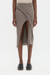 Rick Owens Lilies Jersey Midi Skirt