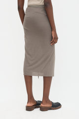 Rick Owens Lilies Jersey Midi Skirt