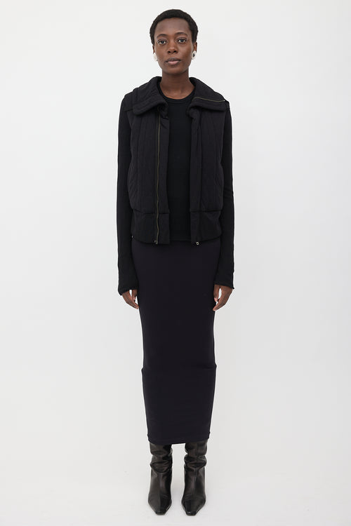 Rick Owens Lilies Jersey Padded Jacket