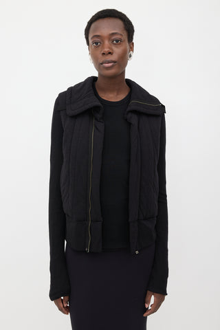 Rick Owens Lilies Jersey Padded Jacket