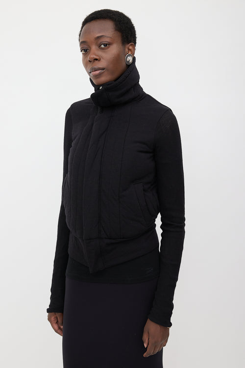 Rick Owens Lilies Jersey Padded Jacket