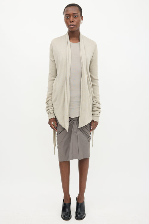 Rick Owens Lilies Wrap Cardigan