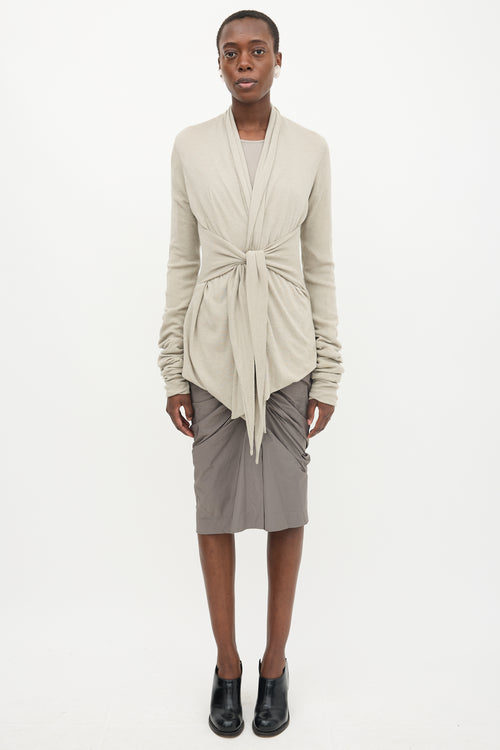Rick Owens Lilies Wrap Cardigan