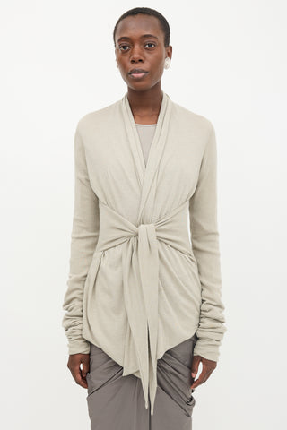 Rick Owens Lilies Wrap Cardigan