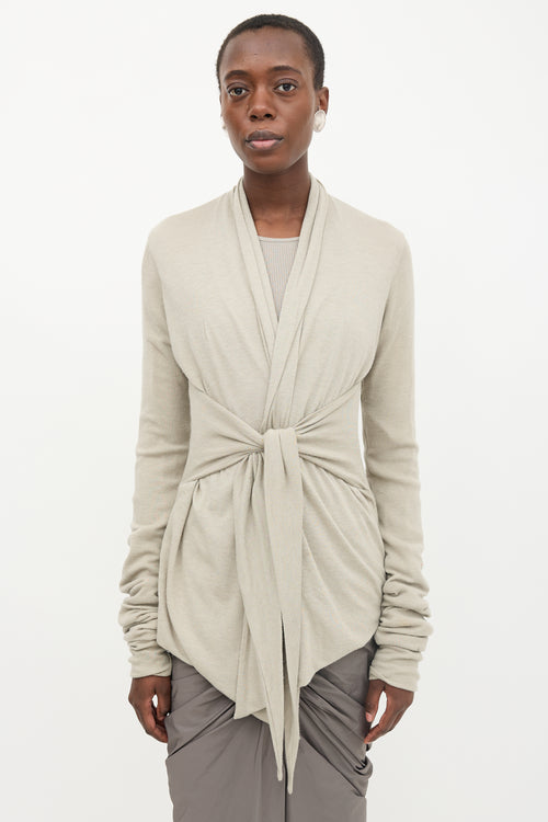 Rick Owens Lilies Wrap Cardigan