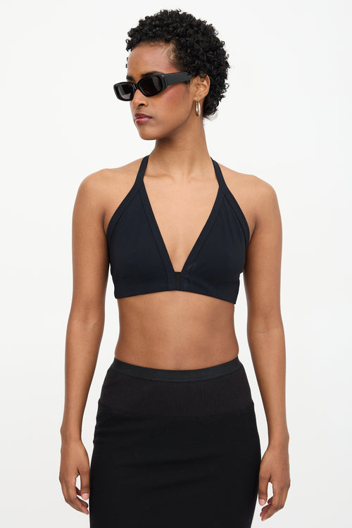 Rick Owens Nylon Jersey Triangle Bikini Top