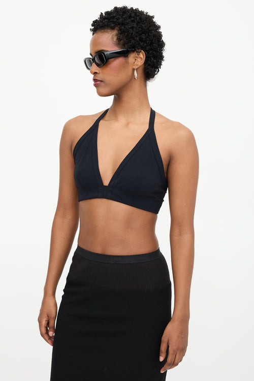 Rick Owens Nylon Jersey Triangle Bikini Top