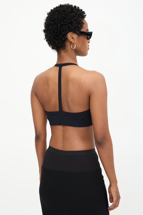 Rick Owens Nylon Jersey Triangle Bikini Top